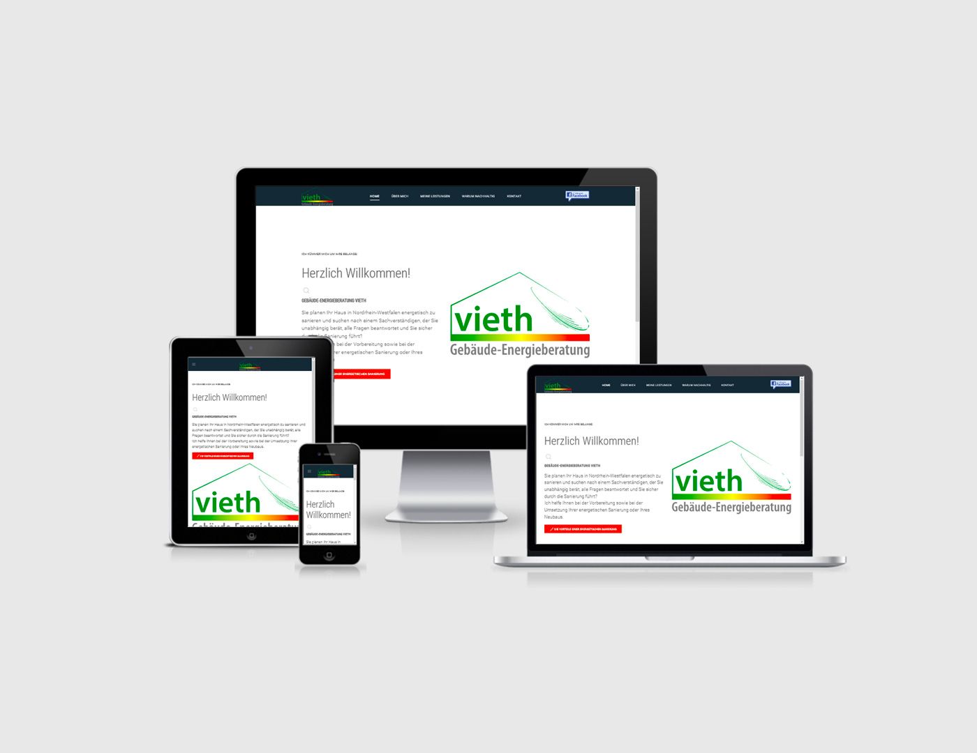 Webdesign Bad Neuenahr-Ahrweiler hat eine neue Webseite für Energieberatung Vieth ertstellt